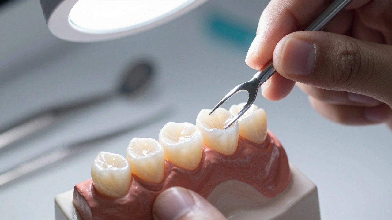 Jak získat otisk prstu pro kompozitní restauraci zubů