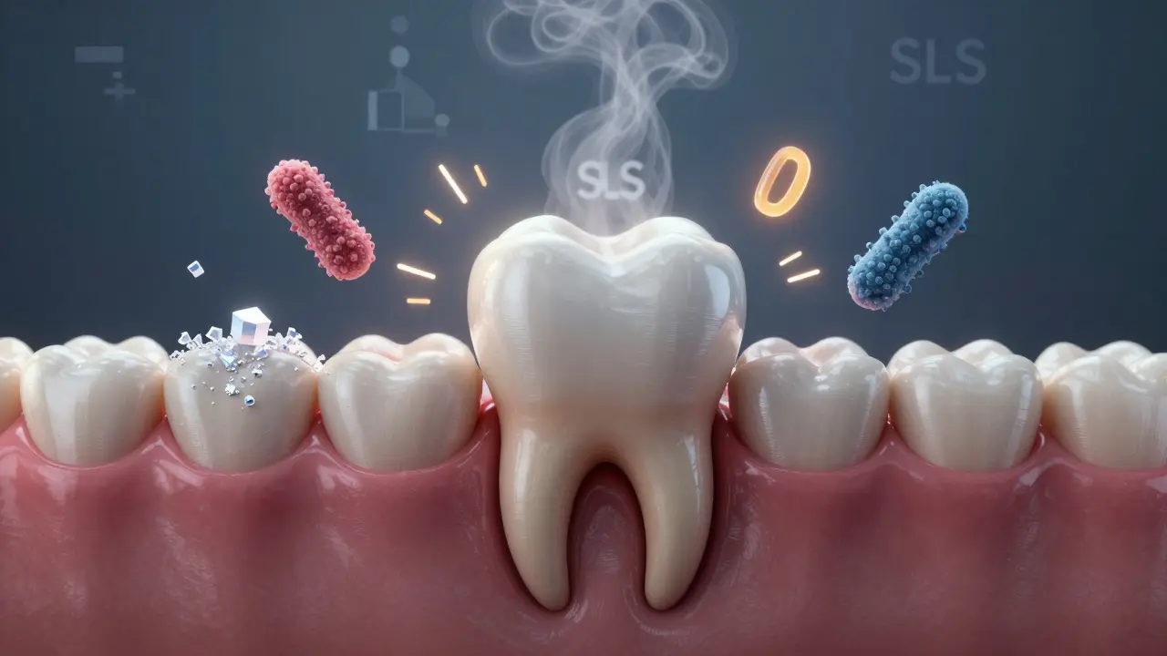 Zdravé dásně se postupně obnovují kolem zubního kořene, okolo něj plavou přírodní prvky jako vápník a vitamín D.