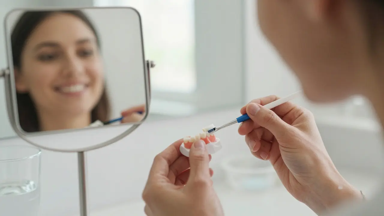 Jednoduchý návod k použití nalepovacích zubů - krok za krokem