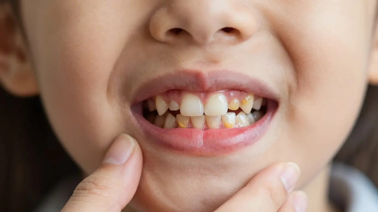 Jak poznat zubní kámen u dětí: První příznaky a prevence