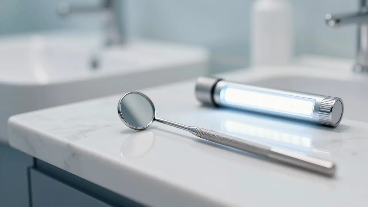 Jak používat dentální zrcátko k kontrole zubních abscesů: Praktický průvodce