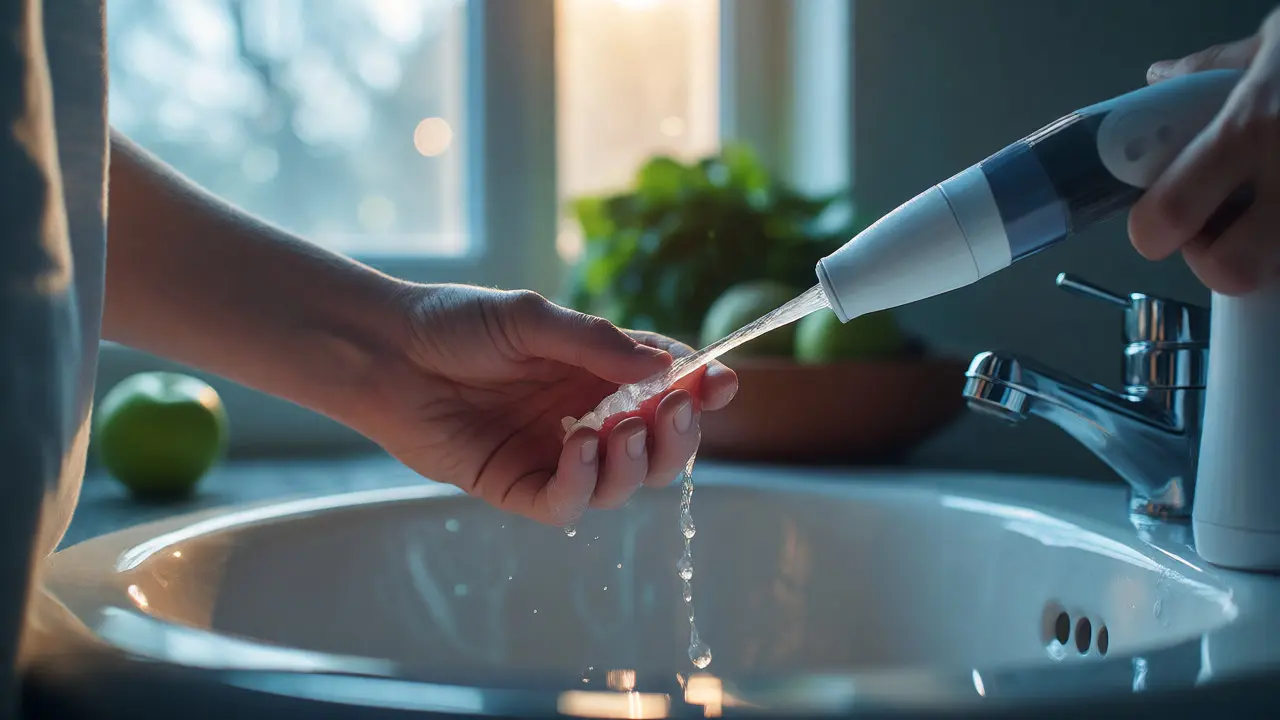 Použití vodního irigátoru pro prevenci zánětů dásní